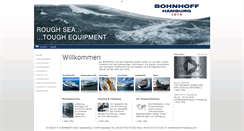 Desktop Screenshot of bohnhoff-hamburg.com